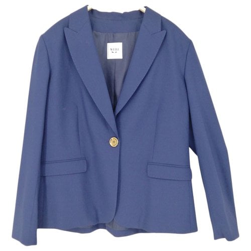 Pre-owned Weill Wool Jacket In Blue