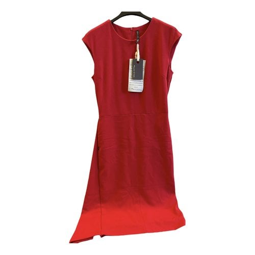 Pre-owned Manila Grace Mid-length Dress In Red
