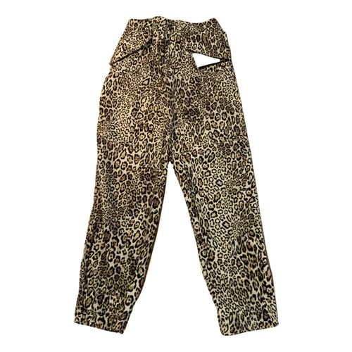 Pre-owned Etro Large Pants In Brown