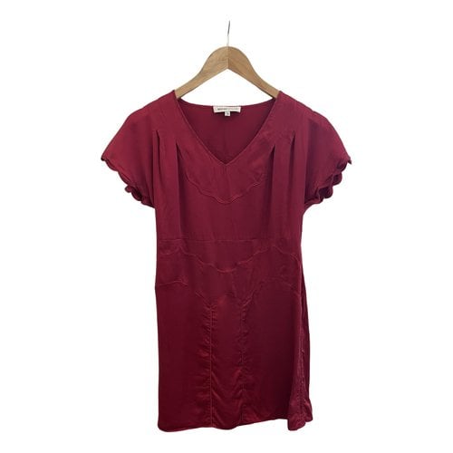 Pre-owned See By Chloé Silk Mid-length Dress In Red