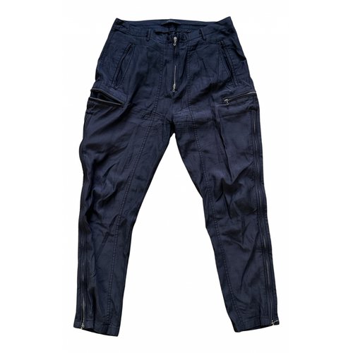 Pre-owned Julius Trousers In Blue