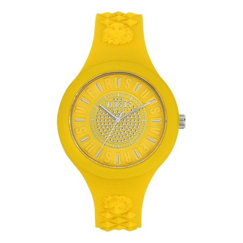 Pre-owned Versus Watch In Yellow