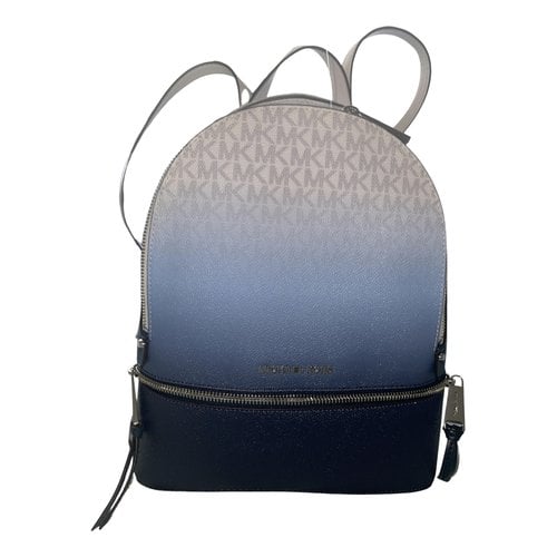 Pre-owned Michael Kors Leather Backpack In Multicolour
