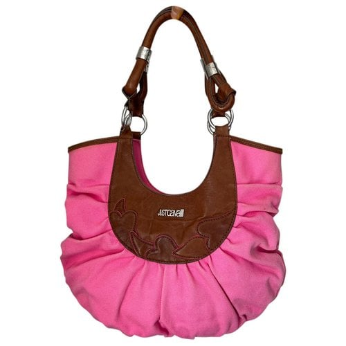 Pre-owned Just Cavalli Leather Handbag In Pink