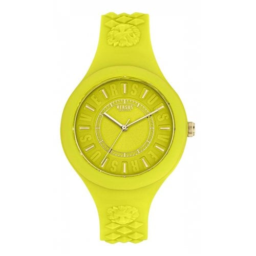 Pre-owned Versus Watch In Yellow