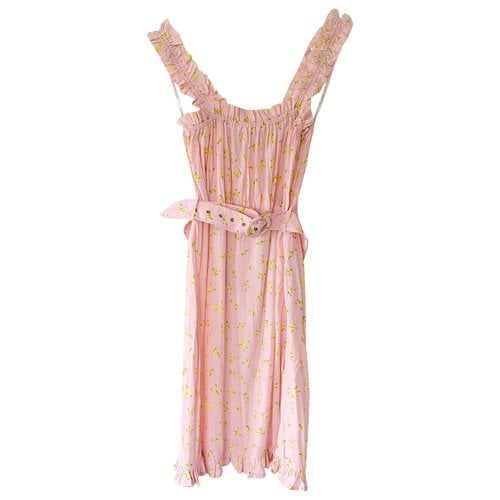 Pre-owned Faithfull The Brand Mini Dress In Pink