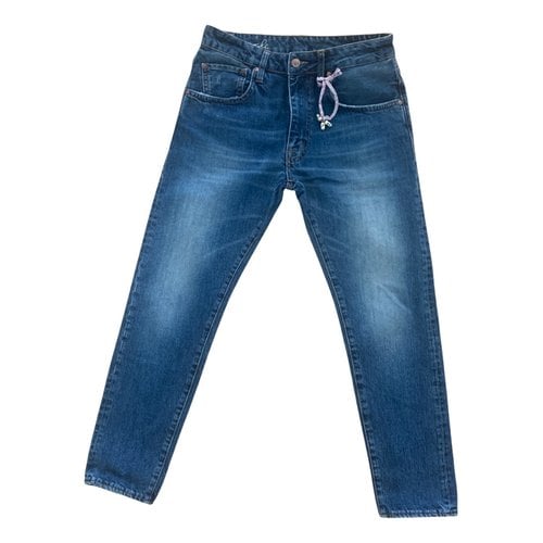 Pre-owned People Tree Straight Jeans In Blue