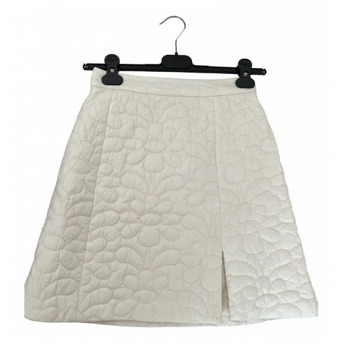Pre-owned Ash Mini Skirt In White