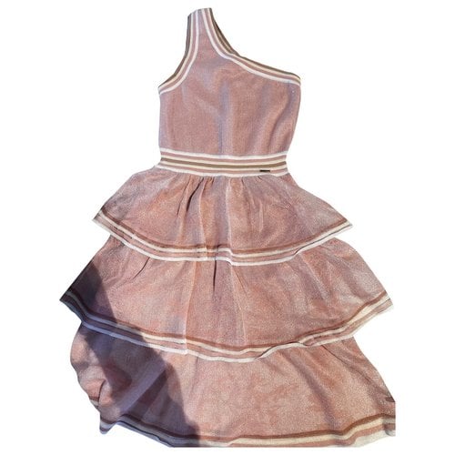 Pre-owned Nenette Mid-length Dress In Pink