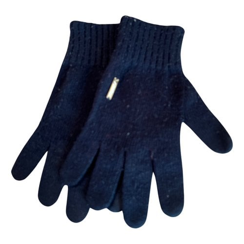Pre-owned Dsquared2 Wool Gloves In Blue