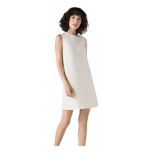 Pre-owned Giambattista Valli Wool Mid-length Dress In Beige