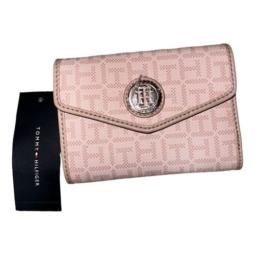Pre-owned Tommy Hilfiger Wallet In Pink