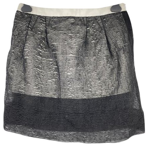 Pre-owned Balenciaga Mini Skirt In Grey