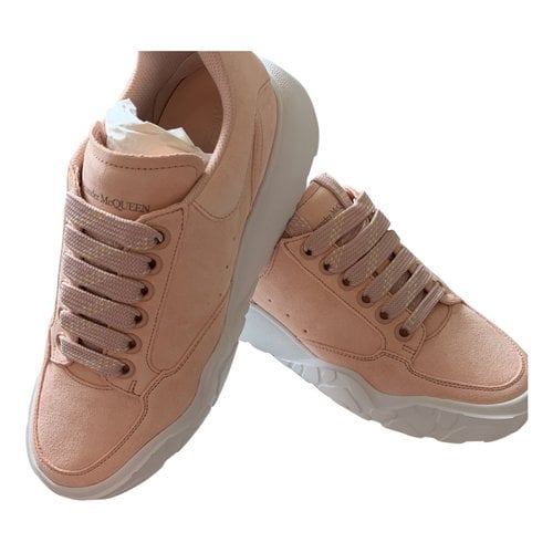 Pre-owned Alexander Mcqueen Court Trainer Trainers In Pink