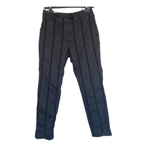 Pre-owned Rochas Trousers In Black