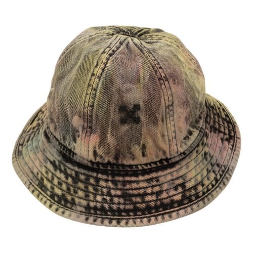 Pre-owned Off-white Cloth Hat In Multicolour
