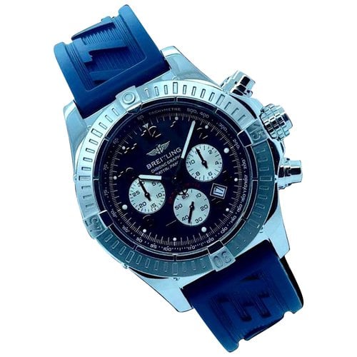 Pre-owned Breitling Avenger Watch In Blue