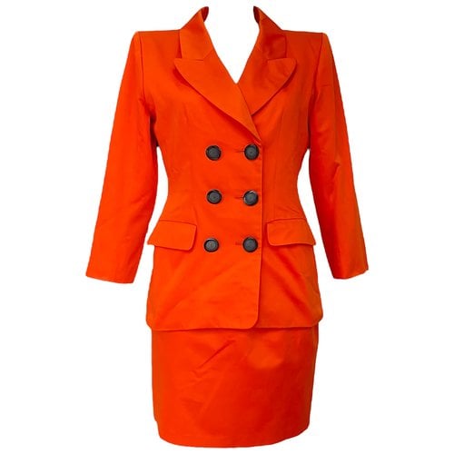 Pre-owned Saint Laurent Suit Jacket In Orange