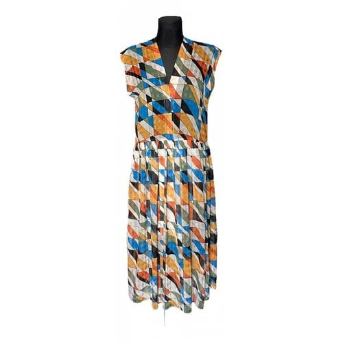 Pre-owned Sandro Mid-length Dress In Multicolour