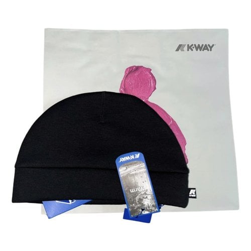 Pre-owned K-way Hat In Black
