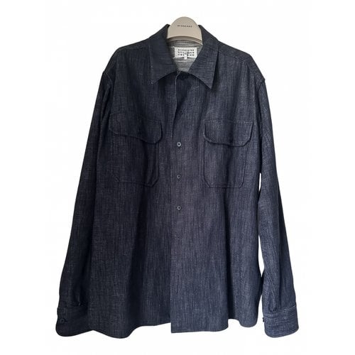 Pre-owned Maison Margiela Shirt In Navy