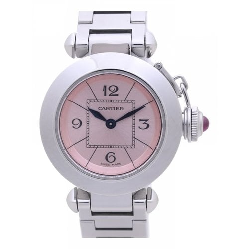Pre-owned Cartier Pasha Watch In Pink