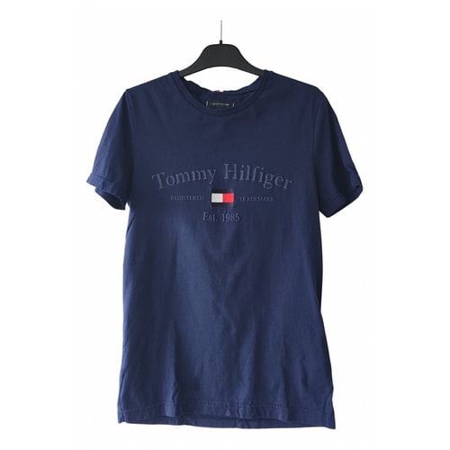 Pre-owned Tommy Hilfiger T-shirt In Navy