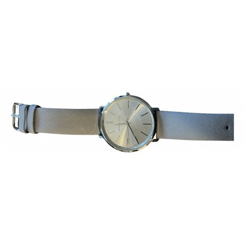 Pre-owned Michael Kors Silver Watch