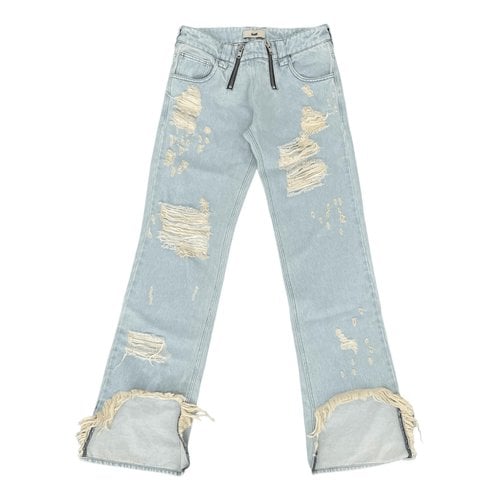 Pre-owned Gmbh Straight Jeans In Blue