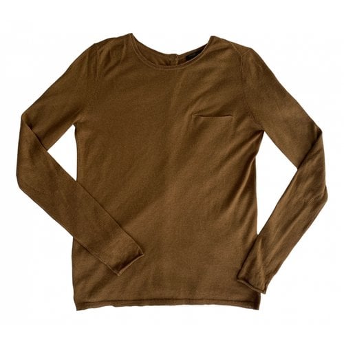 Pre-owned Maje Cashmere Jumper In Brown