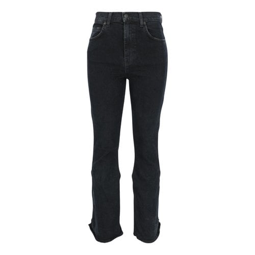 Pre-owned Proenza Schouler Bootcut Jeans In Navy