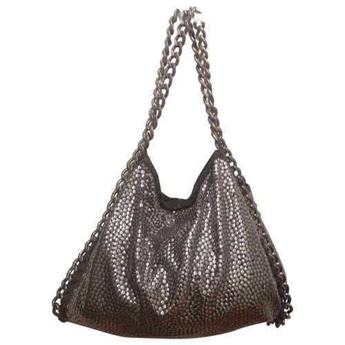 Pre-owned Stella Mccartney Falabella Leather Handbag In Silver