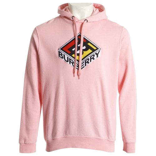 Pre-owned Burberry Knitwear & Sweatshirt In Pink