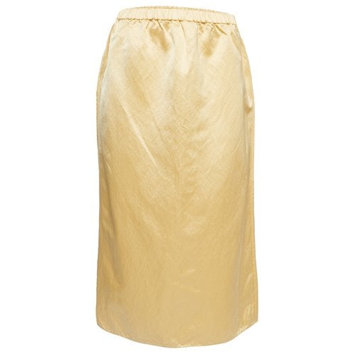 Pre-owned Marni Skirt In Gold