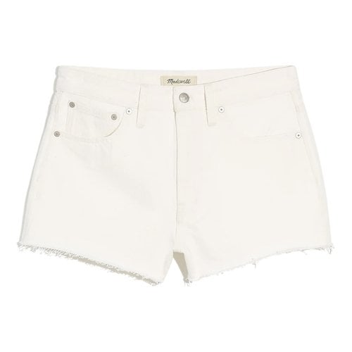 Pre-owned Madewell Mini Short In White