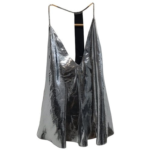 Pre-owned Isabel Marant Silk Camisole In Silver