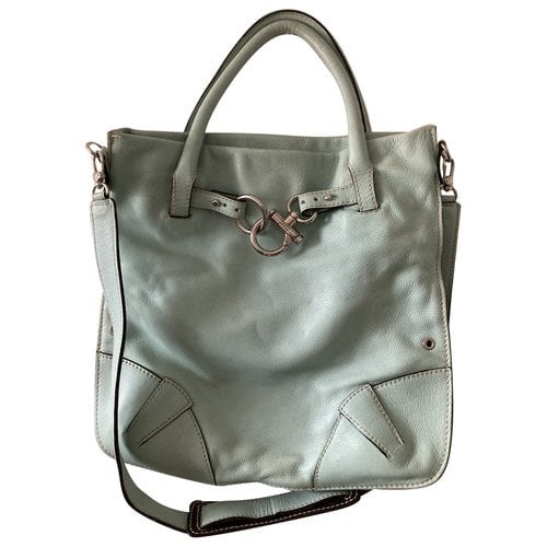 Pre-owned Sonia Rykiel Martha Leather Handbag In Green