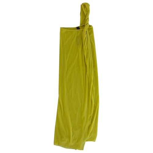 Pre-owned Jean Paul Gaultier Maxi Dress In Yellow