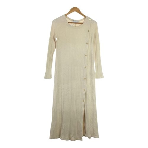Pre-owned Etro Maxi Dress In White