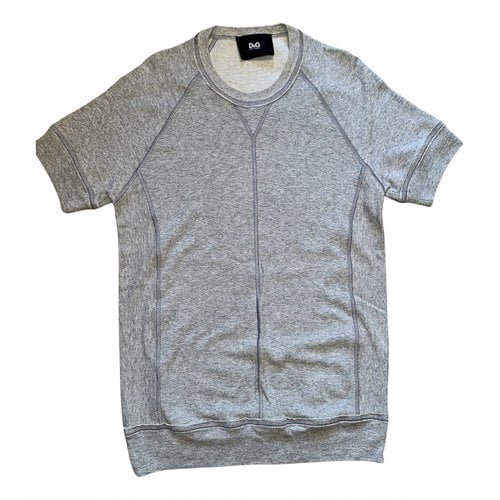 Pre-owned D&g T-shirt In Grey
