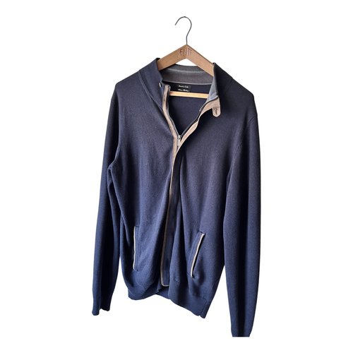 Pre-owned Massimo Dutti Pull In Navy