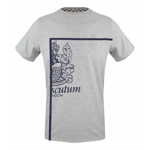 Pre-owned Aquascutum T-shirt In Grey