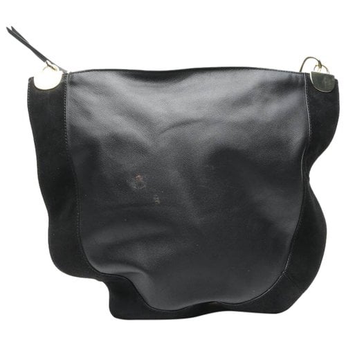 Pre-owned Diane Von Furstenberg Leather Bag In Black