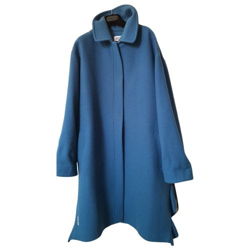 Pre-owned Gilmar Wool Coat In Blue