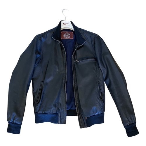 Pre-owned Loren Stewart Leather Jacket In Black