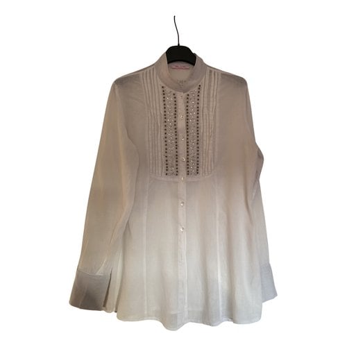 Pre-owned Blugirl Folies Shirt In White