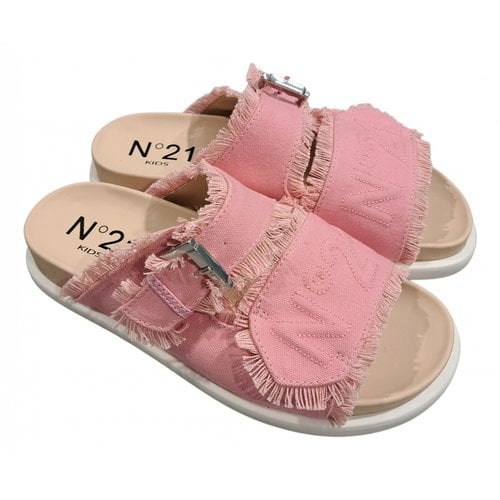 Pre-owned N°21 Leather Sandal In Pink