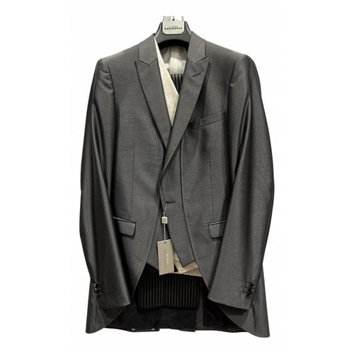 Pre-owned Pal Zileri Wool Suit In Grey