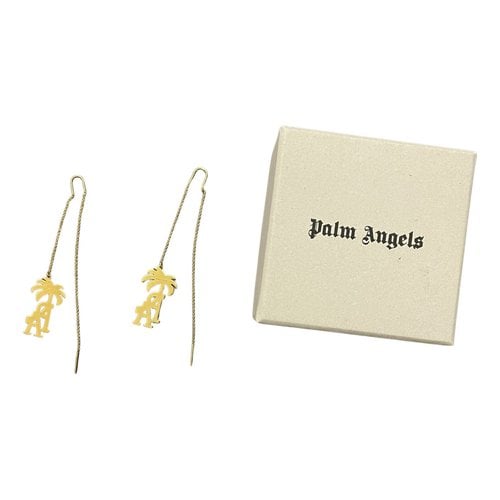 Pre-owned Palm Angels Earrings In Gold