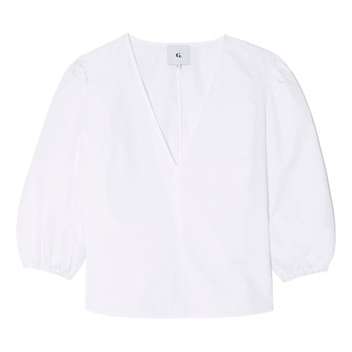 Pre-owned Goop Blouse In White
